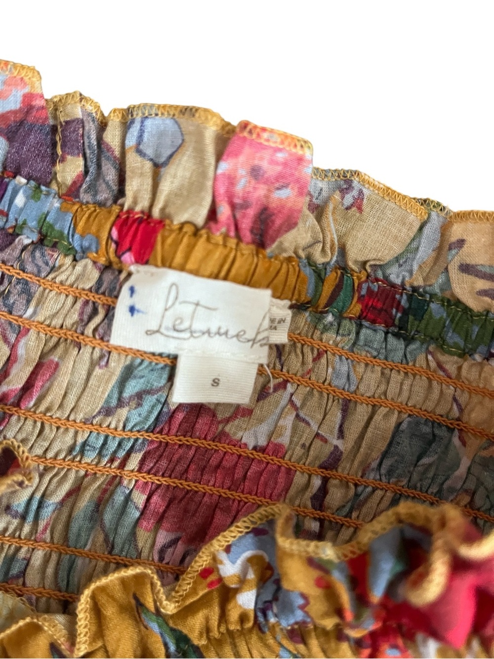 Let Me Be by Anthropologie Mixed Print Mini Skirt Size Small - Picture 5 of 6